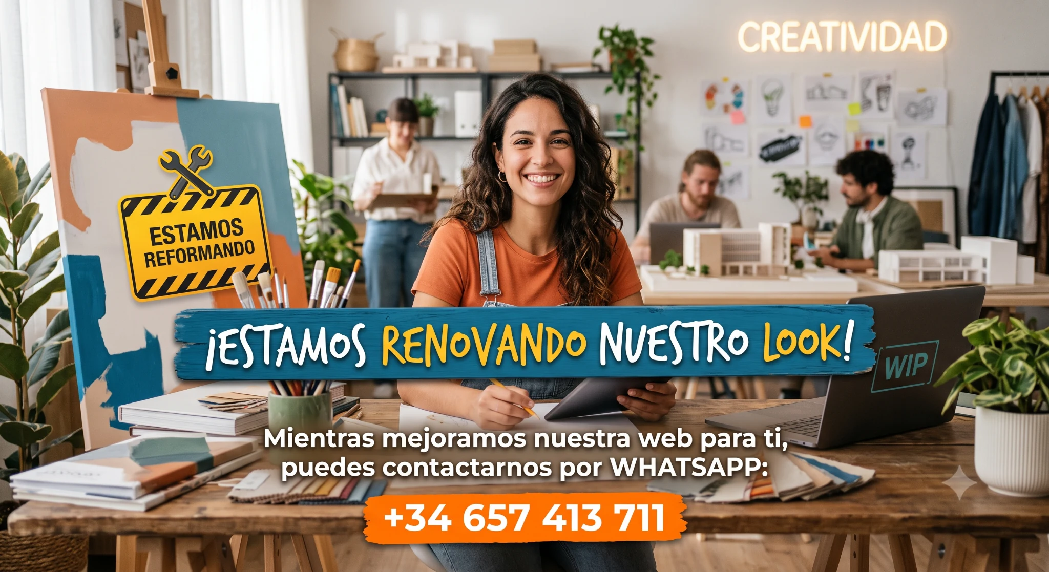 Colors to Wear está renovando su página web. Contacto por WhatsApp: +34 657 413 711.